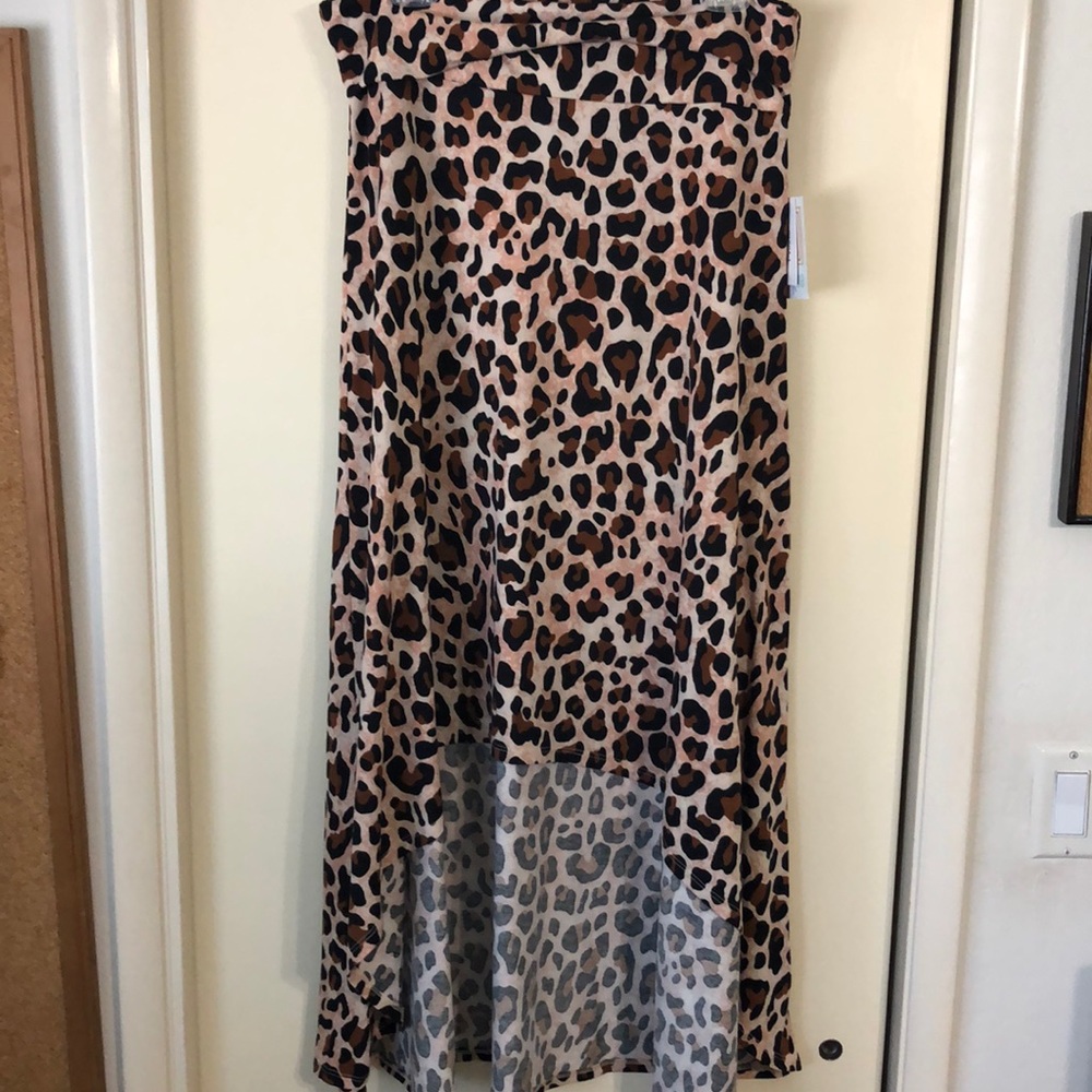 LuLaRoe Leopard Olivia Skirt